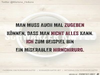 Man muss nicht alles k�nnen