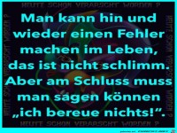 Einen Fehler machen