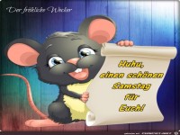 Huhu einen schoenen Samstag