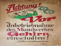 Achtung Vor Inbetiebsnahme des Mundwerkes !!
