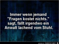 Fragen kostet nichts.........