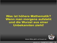 Was ist h�here Mathematik?