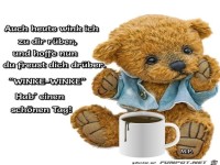 AUCH HEUTE WINKE ICH ZU DIR R�BER