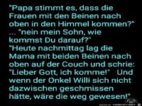 Frauen kommen mit den Beinen nach oben in den Himmel