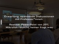 Groe Erwartungen, leise Realitten