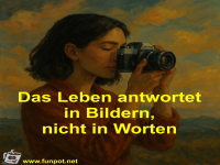 Das Leben antwortet in Bildern, nicht in Worten