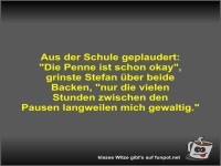 Aus der Schule geplaudert