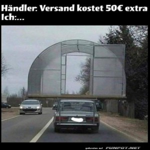 fun-Bild: Wenn DIY-Transport ganz groß rauskommt