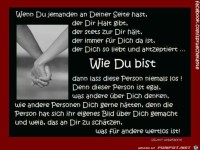 wie du bist