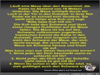 L�uft eine Maus �ber den Bauernhof