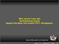 Wie nennt man die Verbindung eines Apple-Ger�tes mit einem