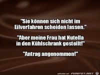 Nutella im K�hlschrank