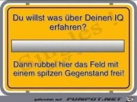 Du willst was ber Deinen IQ erfahren ?