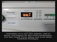 Witzige Waschmaschinen-Beschreibung