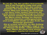 Es ist der Tag des gro�en Ausverkaufs