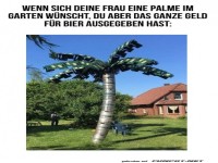 Bierpalme statt Strandurlaub