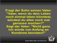 Fragt der Sohn seinen Vater