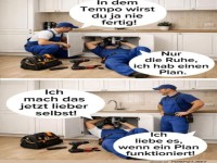 Heimwerker mit Humor: Der Rohrfrei-Plan