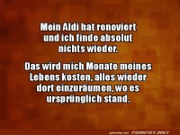 Aldi-Renovierung: Orientierung im Chaos verloren