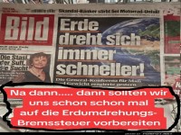 Halt dich fest, die Erde rast!