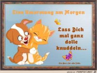Eine Umarmung am Morgen