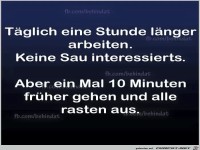 Taeglich eine Stunde