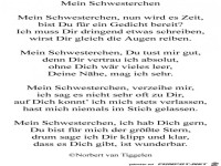 mein Schwesterchen