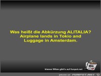Was heißt die Abkürzung ALITALIA?