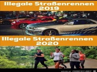 Illegales Stra�enrennen