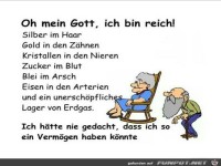 Oh mein Gott, ich bin reich