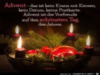 Advent das ist kein Kranz mit Kerzen
