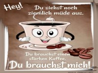 Du siehst noch ziemlich müde aus.