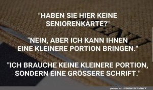 fun-Bild: Humorvolles Gespräch über Seniorenkarten