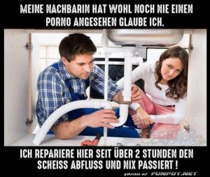fun-Bild: Verwirrung beim Abfluss reparieren