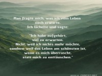 Wenn die Berge dir Lebenslektionen fl�stern