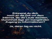 Das Internet: Enttarner der Ur-Dummheit