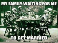 Warten auf die Hochzeit