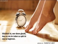 Gl�cklich ist, wer daran glaubt...