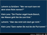 klein Lena in der Schule