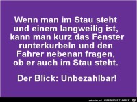 im Stau............