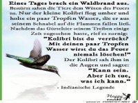 eines tages brach ein Waldbrand aus