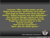 Lehrerin: Wer morgen weiss