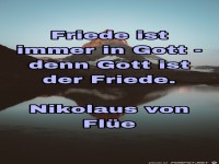 Friede ist