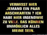 Arschkarten
