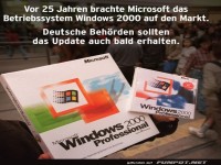 Windows 2000 feiert 25-j�hriges Jubil�um