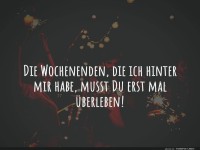 Partywochenende �berstehen