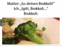 Lustige Brokkoli-Diskussion