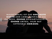 Liebe geht durch die Geduld!