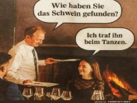 Ein Dinner mit unerwartetem Tanzpartner!