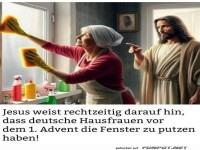 Himmlische Fensterputzaktion!